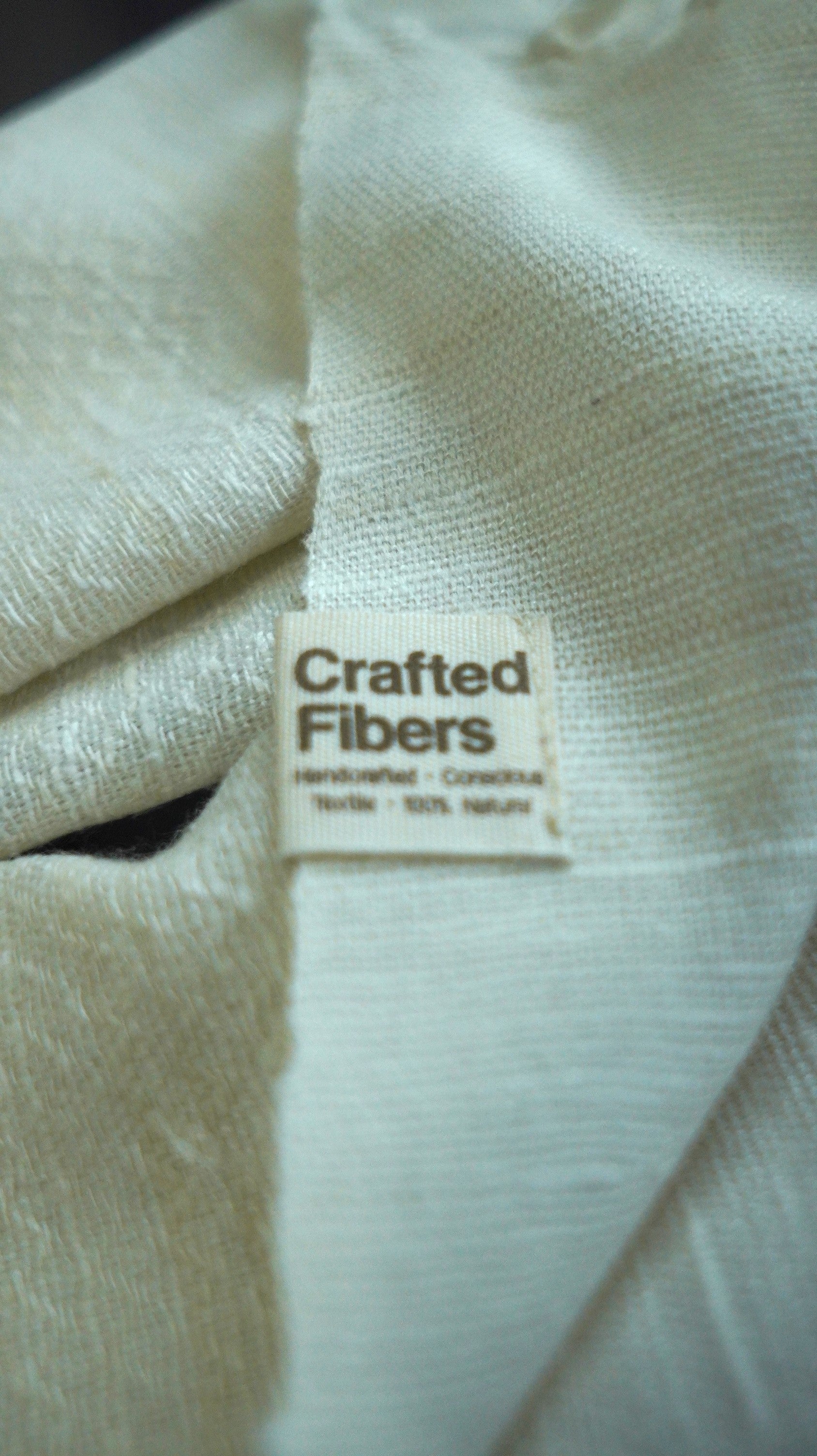 Dar Gos Chevron White Plain Stole