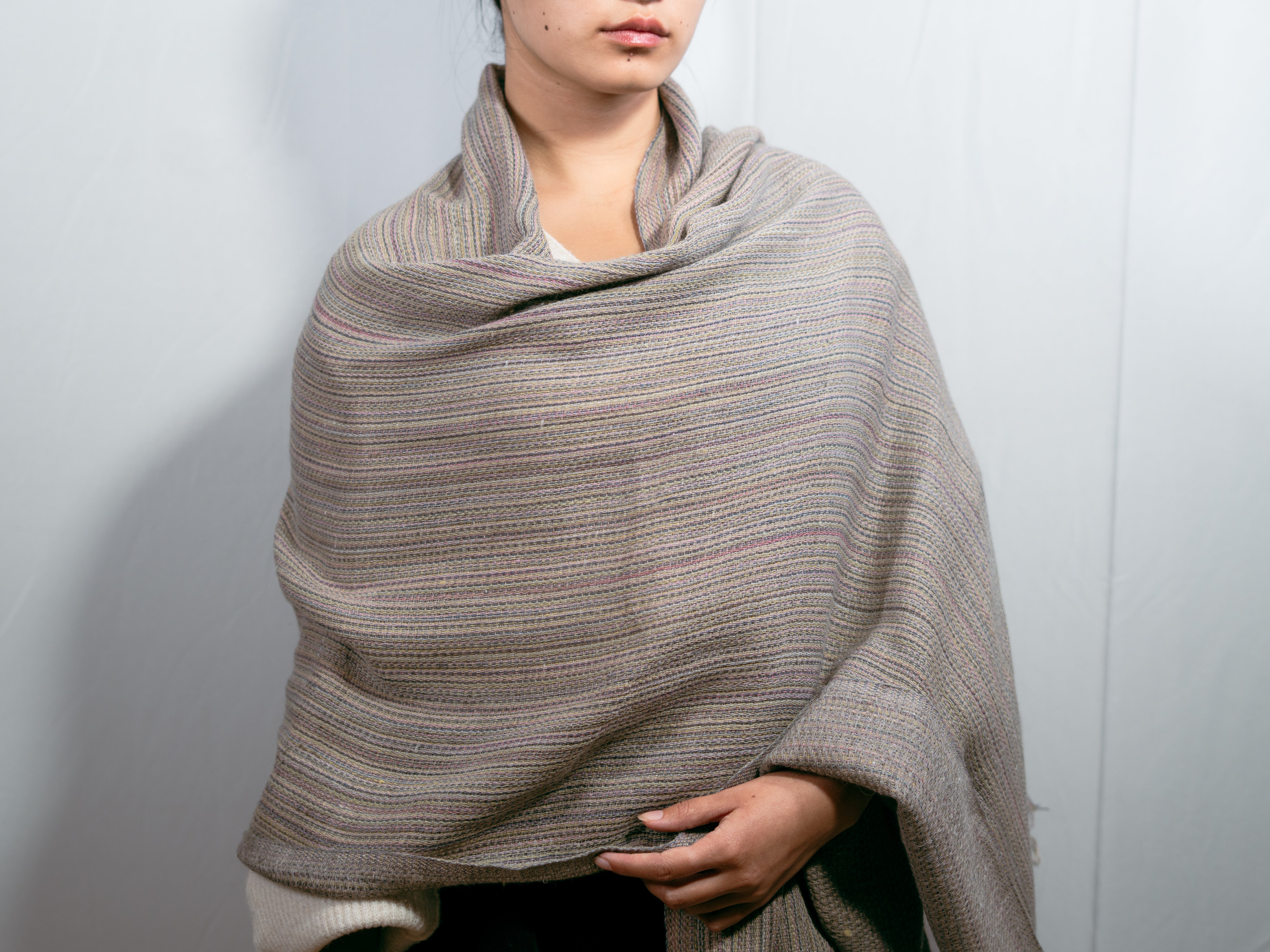 Ri bong Stole | Ribong Fishnet Plain