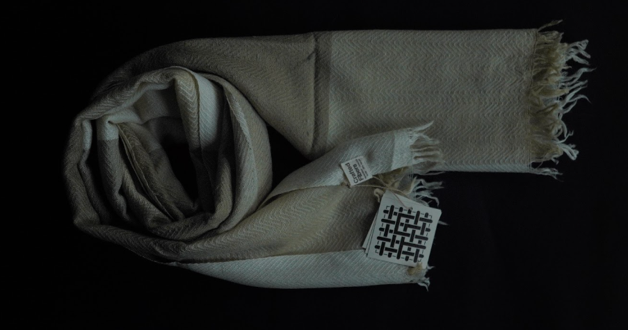 Ri Bong Double Twill Stole - Onion Skin