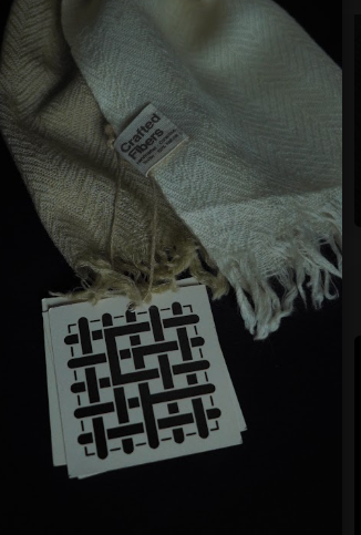 Ri Bong Double Twill Stole - Onion Skin