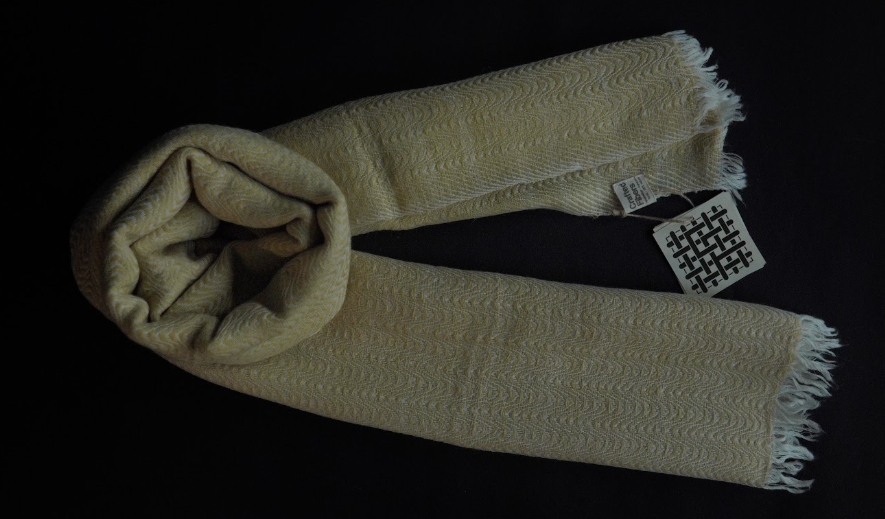 Ri Bong Large Diamond Stole - Marigold