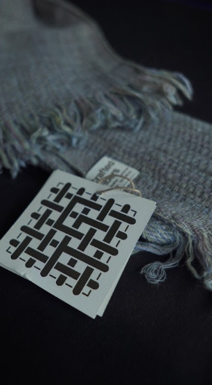 Ri Bong Fishnet Stole - Grey