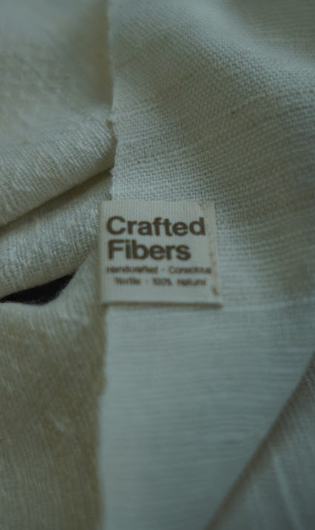 Dar Gos Chevron Plain Stole - White