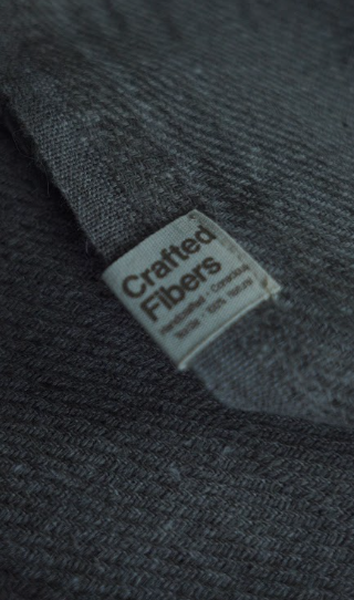 Ri Bong Checks Straight Twill Stole - Grey